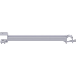 MULTI - Support plancher intermédiaire de bord en U en acier (version de plancher à tube) 0.32 m