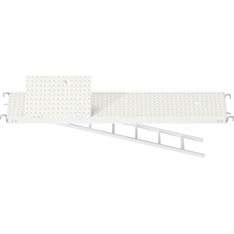 MULTI - Plancher tout alu RE avec trappe décalée et échelle 2.57 x 0.60 m