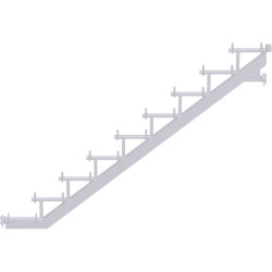 METRIQUE - Limon Modul avec tête à clavette - charge maxi 500 kg/m² (classe de charge 5) - 2.50 x 2.00 m