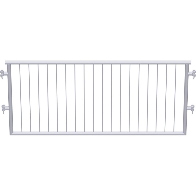 METRIQUE - Garde-corps d'escalier avec sécurité enfants en acier 0.74 x 1.10 m