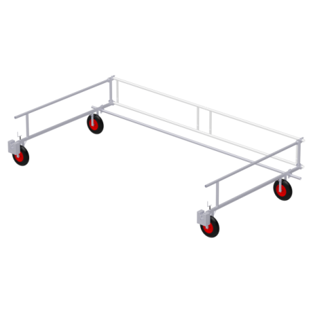 Protection latérale toit plat MOBILE kit complet 4.50 x 2.50 m
