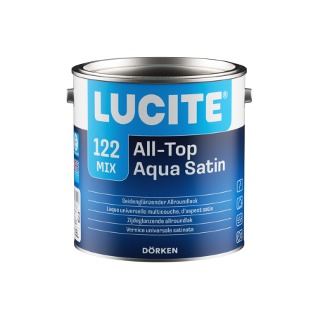 LUCITE 122 All Top Aqua Satin Mix 0 - 1L