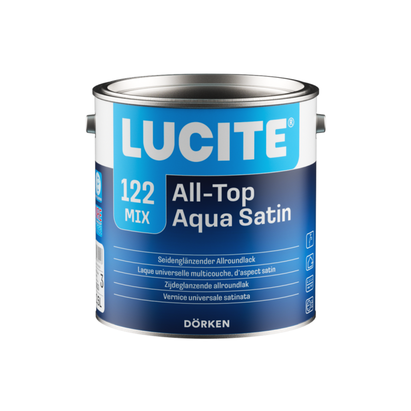 LUCITE 122 All Top Aqua Satin Mix 0 - 2.5L