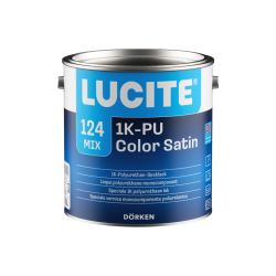 LUCITE 124 1K PU COLOR SATIN MIX 0 - 2.5L