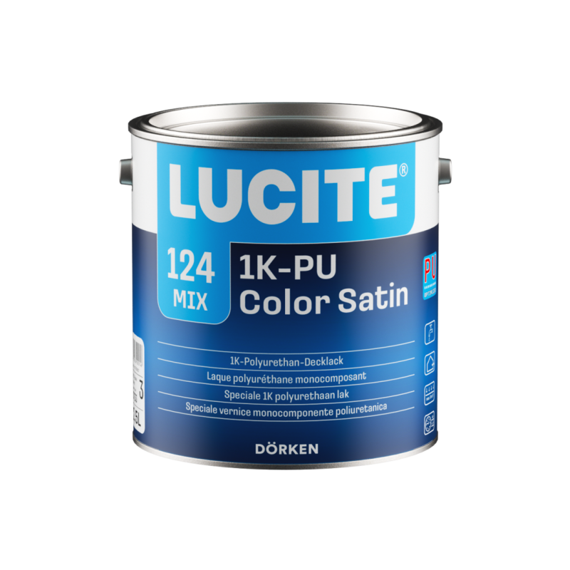 LUCITE 124 1K PU COLOR SATIN MIX 3 - 2.5L