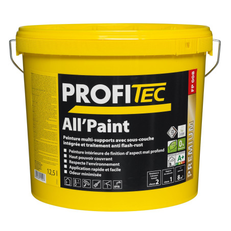 PROFITEC P008 All'Paint Mat blanc - 2,5 L