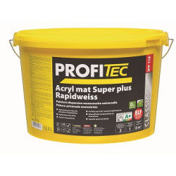 PROFITEC P118 Acryl Mat Super Plus blanc - 5 L