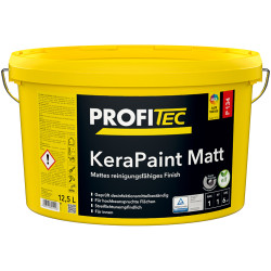 PROFITEC P134 KeraPaint Matt blanc - 12,5 L