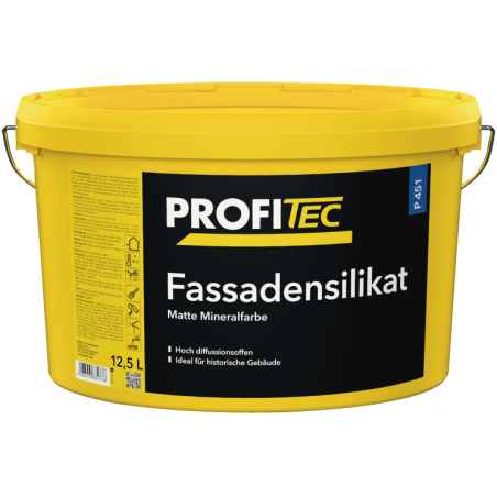 PROFITEC P451 Silicate Façade blanc - 5 L