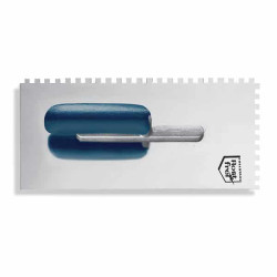 Platoir à Colle Lame Inox 0,7 mm - Denture 8 x 8 - 130 x 270 mm