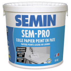 Colle Sem-Pro tous papiers PE en seau - 15 kg