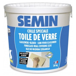 Colle Spéciale Toile de Verre en seau - 20 Kg
