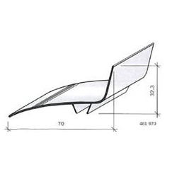 Couvre-joint aluminium - angle - 100 mm