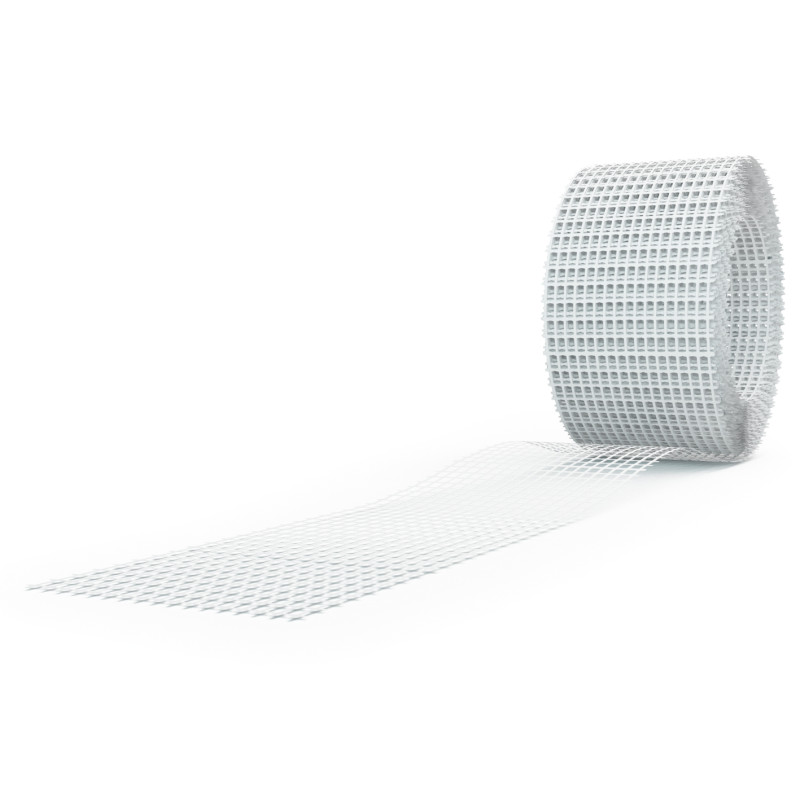 Bande à joint grillagée - adhésive - 50 mm x 45 m