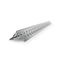 Cornière perforée alu - 25 x 25 mm - 300 cm de long