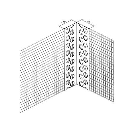 Treillis d'armature en fibre de verre - 250 cm de long