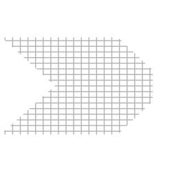 Flèche tissée en fibre de verre - 6 x 6