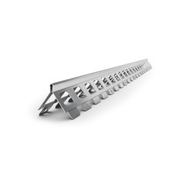 Cornière plâtrière perforée - 40 x 40 mm - enduit 10 mm - 250 cm de long 