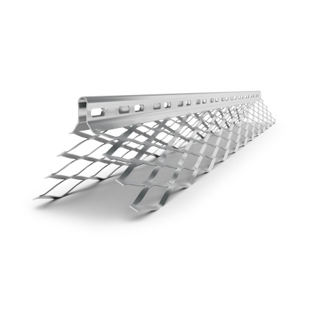 Cornière plâtrière déployée - 48 x 48 mm - 250 cm de long