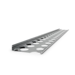Profilé d'arrêt d'enduit - 9 x 50 mm - 300 cm de long 