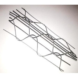 Cornière d'angle widra APA - cornière en fil d'acier galvanisé asymétrique - 295 cm de long 