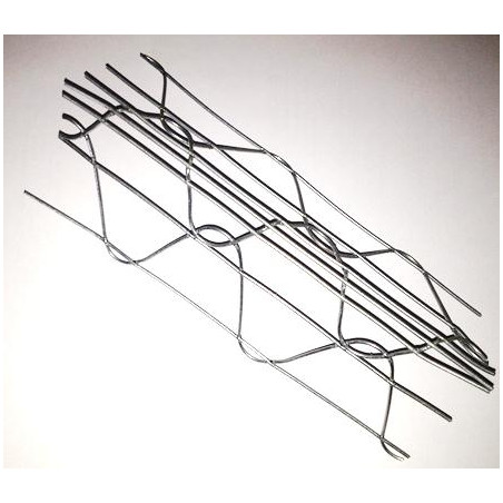 Profilés en fils soudés - type AP - 62 x 62 mm - 295 cm de long 