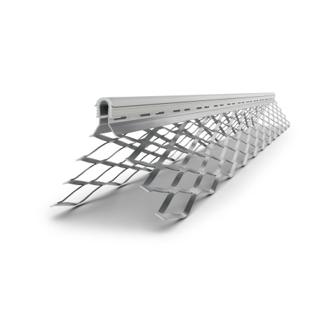 Cornière déployée sans jonc PVC - 50 x 50 mm - 300 cm de long 