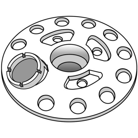 Rosace diamètre 90 mm 