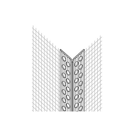 Cornière entoilée PVC angle vif 10 x 15 cm 
