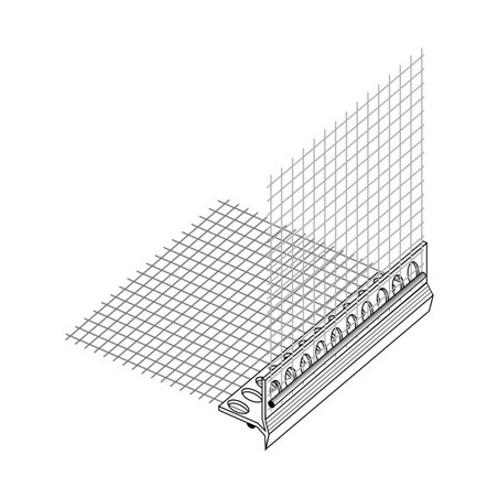 Profilé goutte d'eau - bord visible - 200 cm de long 