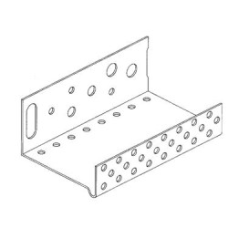 Profilé de départ alu brut - ISO 100  mm 