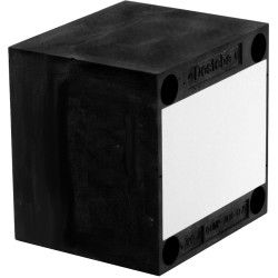 Plaque de montage universel UMP-ALU-Q carré - 138 x 138 mm - épaisseur 60 mm - avec matériel de fixation