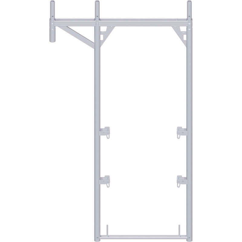 Alfix - Cadre d'approche de toit en acier 2.00 x 0.73 à 1.09 m