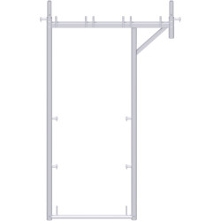 UNIFIX - Cadre d'approche de toit 2.00 x 0.74 à 1.10 m