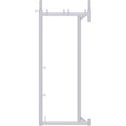 UNIFIX - Cadre porte-à-faux en acier 2.00 x 0.59 m